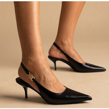 stephan slingback pumps kitten heel 