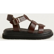  estil flatform sandals - 1608 - brown matte