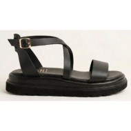  estil platform sandals - 1610 - black matte