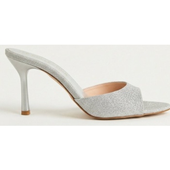 tfp stiletto mules - 731 - silver