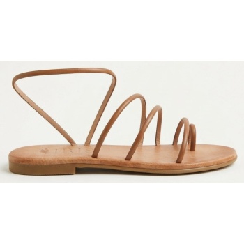 tfp toe ring sandals animal print 