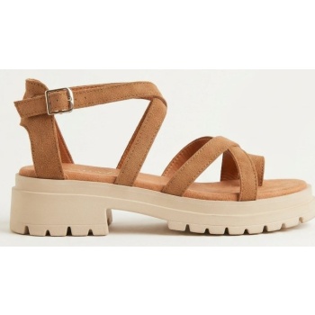 ragazza suede toe ring sandals - 0546 