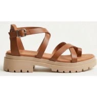  ragazza toe ring sandals - 0546 - tan matte