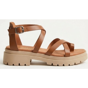 ragazza toe ring sandals - 0546 - tan