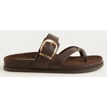 corina crossover sandals - 6410 - brown