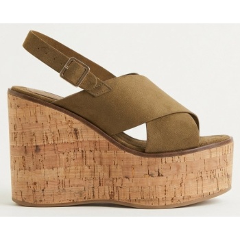 corina platform sandals with cork sole