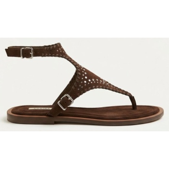 corina ankle strap sandals with studs 