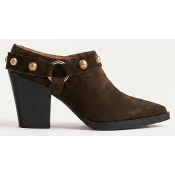 iris studded clogs block heel - taty