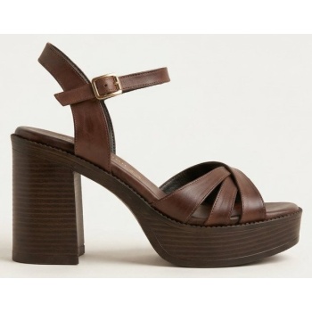 tfp leather crossover sandals - b204 