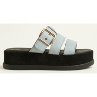  mariella fabiani flatform sandals - 2602/65 - light grey matte