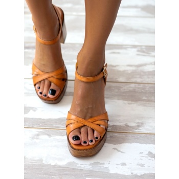 tfp leather crossover sandals - b204 