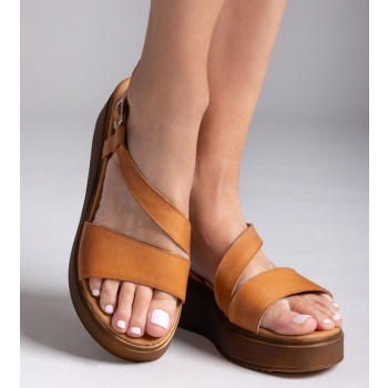 tfp leather sandals flatform - m905 
