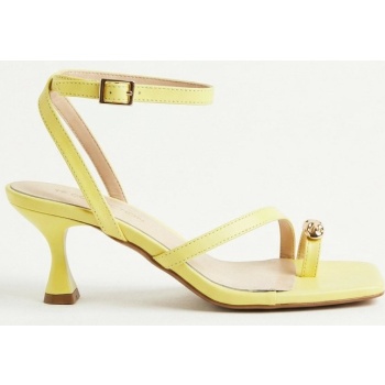 tfp toe ring sandals kitten heel - 5955