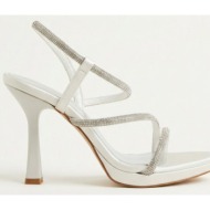  tfp platform stiletto sandals - 604 - white pearl