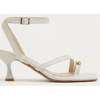 tfp toe ring sandals kitten heel - 5955