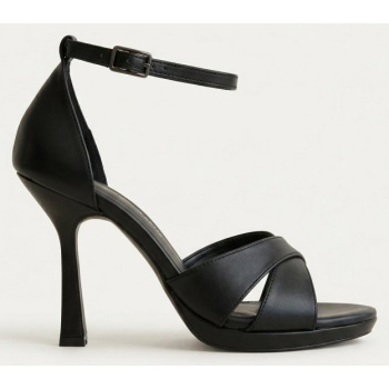 tfp platform sandals - 601 - black matte