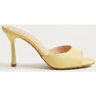  tfp stiletto mules - 707 - yellow matte