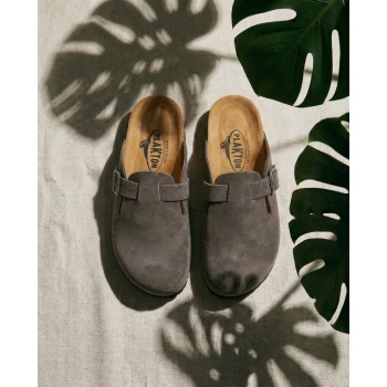 plakton suede anatomical clogs - 181539