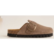  plakton άνετα clogs - 186354-15 - καφέ σουέτ