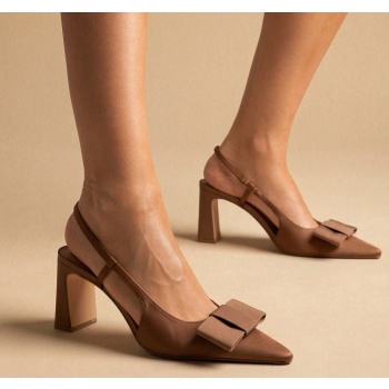 corina slingback γόβες με φιόγκο - 6255