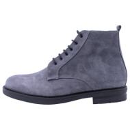  γκρι δερμάτινα dress boots suede