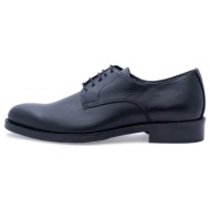  prince oliver derby μαύρα leather shoes