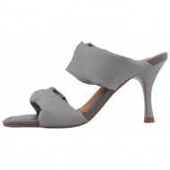  γυναικεία mules corina shoes γκρι new collection
