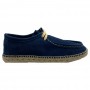 ανδρικό μπλε wallabee split leather loafers/blue abarca