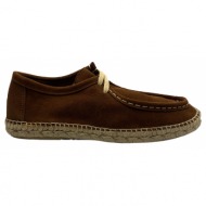  ανδρικό καφέ wallabee split leather loafers/brown abarca