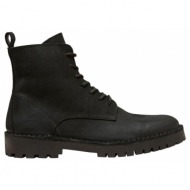  ανδρικό μαύρο lace up forest boots selected homme