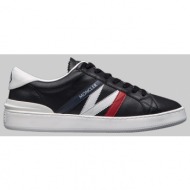  ανδρικό μαύρο monaco sneakers moncler