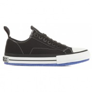  ανδρικό μαύρο low-top panelled sneakers marcelo burlon