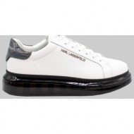 ανδρικό λευκό kapri kushion sneakers in white karl lagerfeld