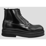  ανδρικό μαύρο richard 296 leather boots in black antipode