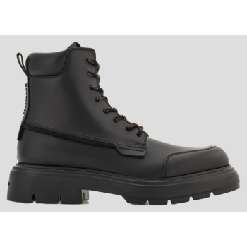 ανδρικό μαύρο combat boot with