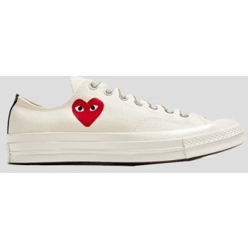 ανδρικό λευκο low all star white comme