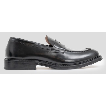 ανδρικό μαύρο men`s leather loafer juan
