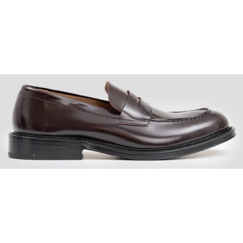 ανδρικό καφέ men`s leather loafer juan
