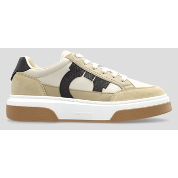 ανδρικό καφέ low cut sneaker with σε προσφορά