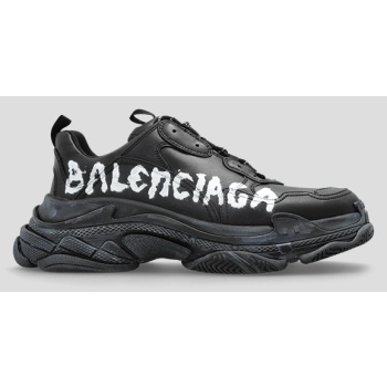 ανδρικό μαύρο black triples s sneakers