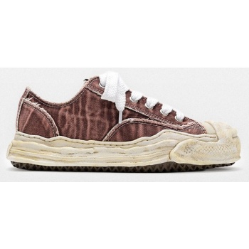 ανδρικό κόκκινο `hank` bleach-wash