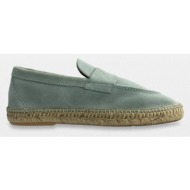  lardini ανδρικό πράσινο suede loafer