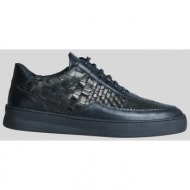  ανδρικό μαύρο low mondo plain woven black filling pieces