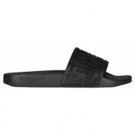 ανδρικό μαύρο 4g leather flat sandals givenchy