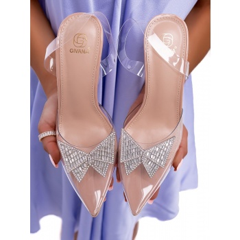 cinderella crystal clear sandals