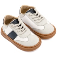  babywalker βαπτιστικά δίχρωμα δετά sneaker exc5309 λευκό μπλε