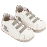  babywalker βαπτιστικά sneaker παντοφλέ με λαστιχάκια exc8005 λευκό γκρι